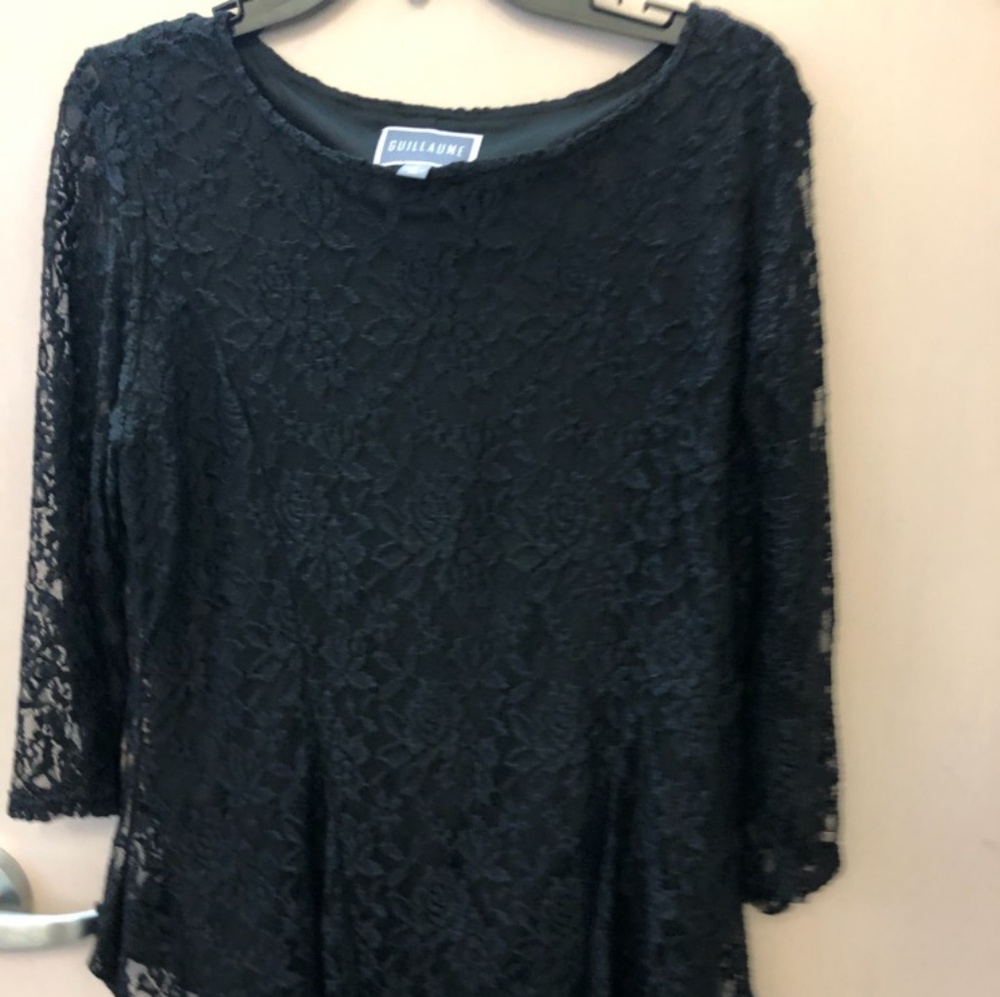 Black lace top